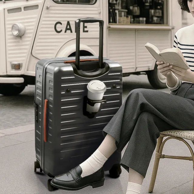 【Arowana 亞諾納】一日快閃★25吋自由時刻河馬箱｜前開上開式行李箱 獨家爆款回歸(假日照常配送)