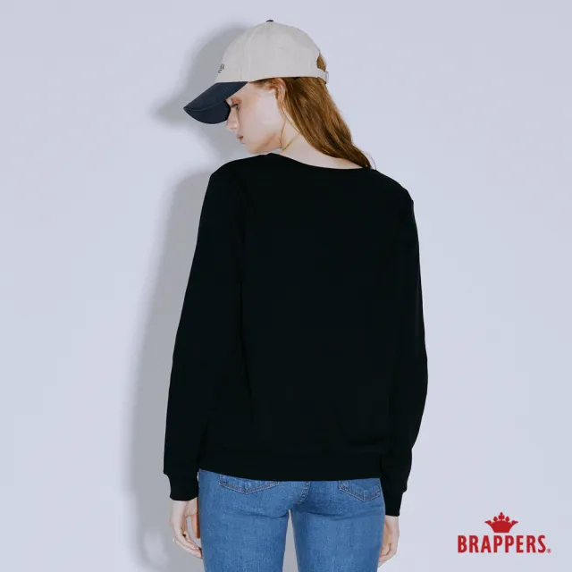 【BRAPPERS】女款 Coffee & Flowers印花圓領T-黑