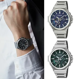 【CASIO 卡西歐】G-SHOCK 碳纖維防護太陽能藍牙手錶-3款可選(GST-B1000D-1A/2A/3A)