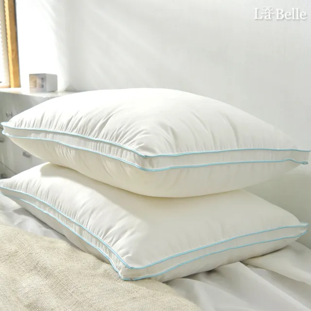【Great Living 格蕾寢飾】La Belle 買一送一 可水洗飯店枕/工學記憶枕/科技羽絨枕/羊毛枕 (贈保潔枕套2入)
