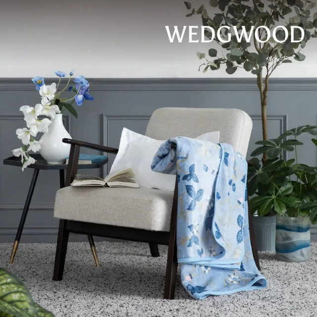 【WEDGWOOD】買一送一｜超細纖維印花 單層單人毯(毛毯｜2件合購組任選)