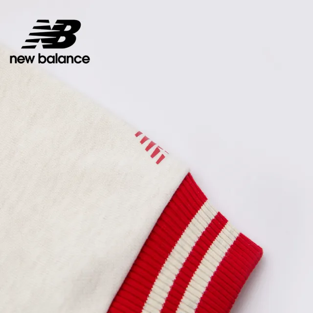 【NEW BALANCE】NB 童裝帽T_7CG1109WOML_男童/女童_灰紅色