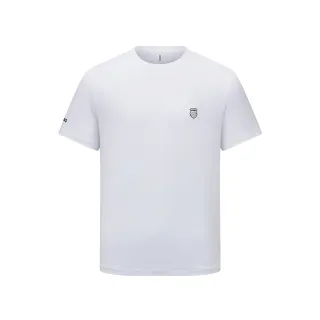 【K-SWISS】運動短袖 MS JACQUARD T 圓領 上衣 男款 白色 1012065-101