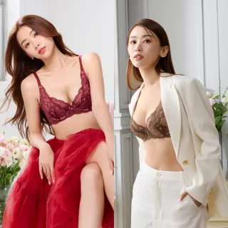 【Wacoal 華歌爾】華歌爾/莎微 2件組 美背無痕、集中托高、完美胸型內衣(任選款)