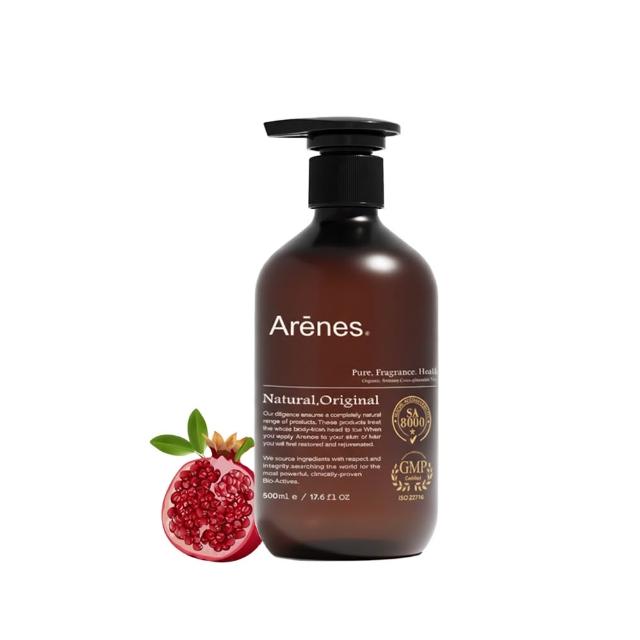 【Arenes】玫瑰石榴酵母洗髮露500ml (洗髮精/控油抗屑/髮根強健/養髮/強韌/防斷/溫潤舒活)