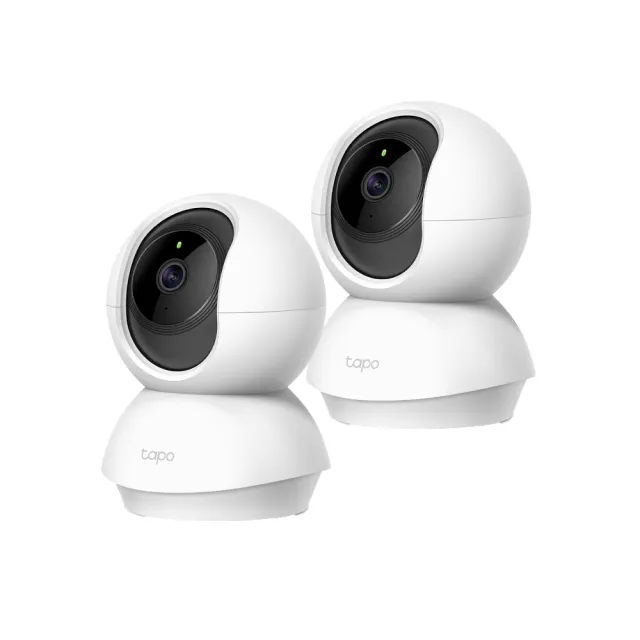 (兩入組)【TP-Link】Tapo C200 1080P 200萬畫素WiFi無線旋轉網路攝影機/監視器 IP CAM