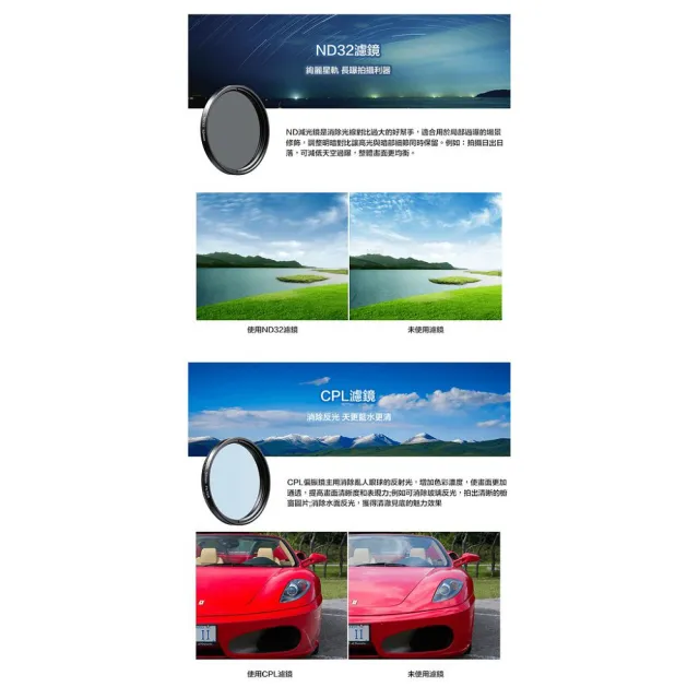 【APEXEL】37MM多功能七合一套裝濾鏡組 漸變 偏光鏡 星光鏡 廣角微距(輕便攜帶 多濾鏡疊加 通用手機鏡頭)