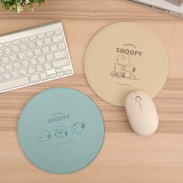 【Norns】皮革滑鼠墊(電腦滑鼠桌墊 Peanuts 史努比 SNOOPY 迪士尼 Alice 愛麗絲  )