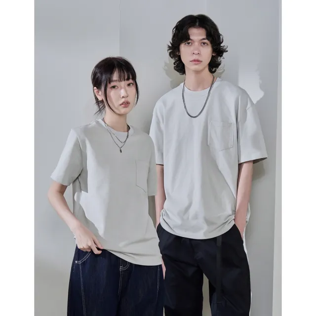 【CACO】基礎重磅口袋短T-六色(L1NA501)