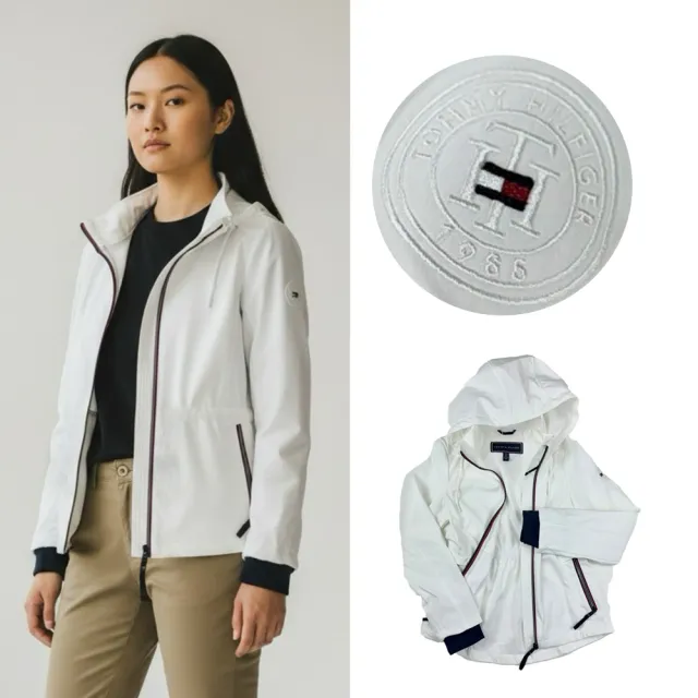 【LEVIS】薄外套 Tommy 彈性 防風外套 化纖外套 女外套 湯米外套  防潑水(1349H%3)