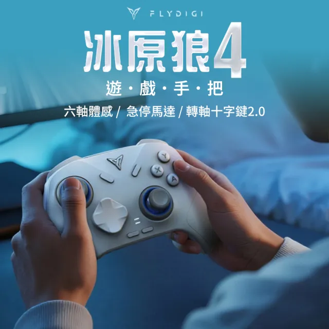 【Flydigi 飛智】FLYDIGI 飛智 冰原狼4 遊戲手把 (國際版) DIREWOLF4 無線遊戲控制器 電競手把 藍牙手把