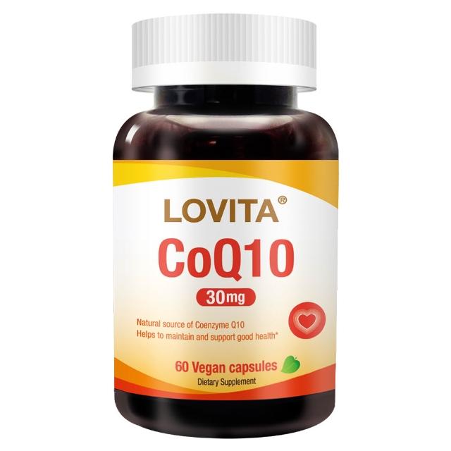 【LOVITA愛維他】輔酵素Q10素食膠囊30mg(60顆)