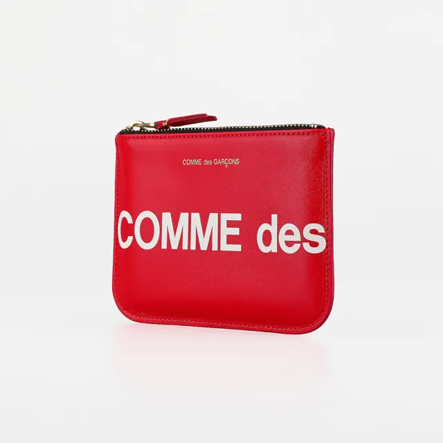 【Comme Des Garcons CDG】雙11 川久保玲拉鍊零錢包(紅)