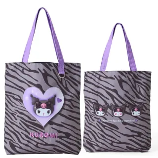 【小禮堂】雙11 Sanrio 三麗鷗 直式肩背袋 動物派對 Kitty 大耳狗 酷洛米