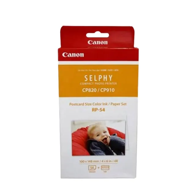 【Canon】RP-54 專用相印紙_公司貨(SELPHY CP1000/CP1300/CP910/CP820/CP1500)