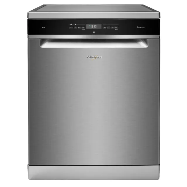 【Whirlpool 惠而浦】WFO3T123PLXD自動開門烘乾獨立式洗碗機(220V電壓/14人份自動開門烘乾/底部強力洗淨)