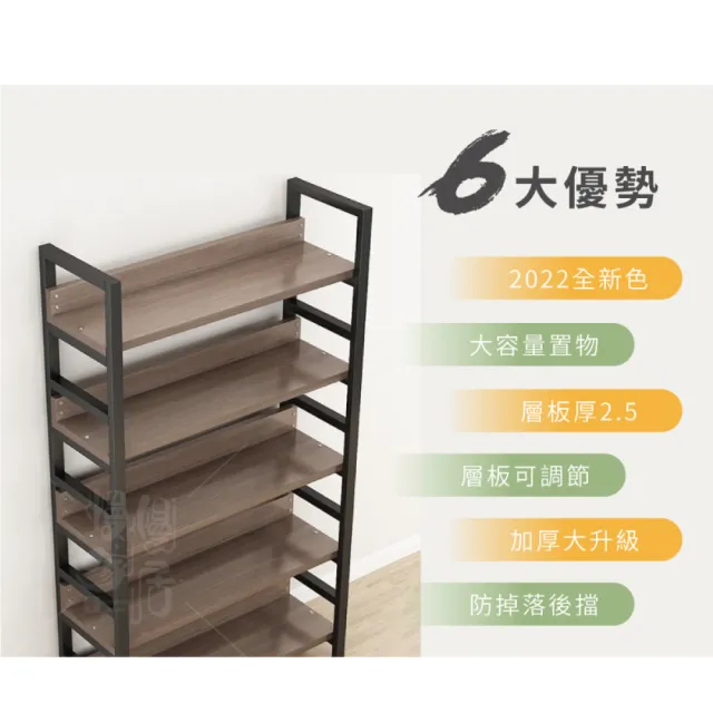 【慢慢家居】專人組裝-加厚層板高耐重五層置物架-層板可調(W100xD30xH182cm)