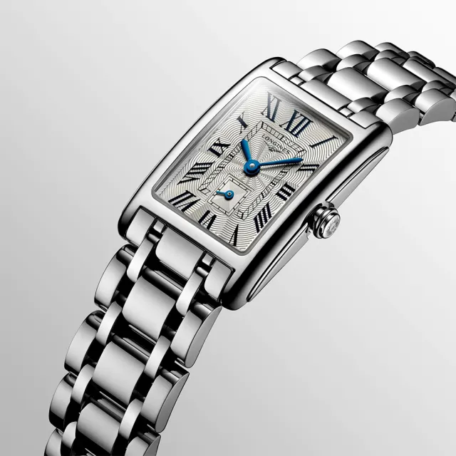 【LONGINES 浪琴】DolceVita 獨立小秒針石英女錶-銀/21mm(L5.255.4.71.6)