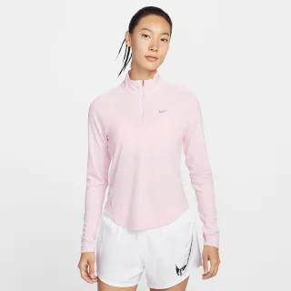 【NIKE 耐吉】長袖上衣 女 快乾 AS W NK TEMPO SWSH HBR DF HZ 粉 HV2843-663