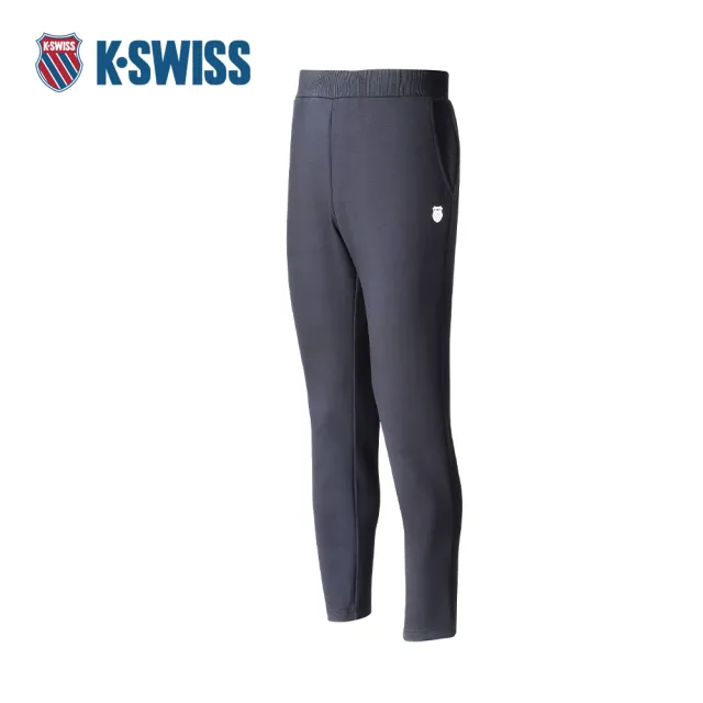 【K-SWISS】運動長褲 SLIM FIT LOGO PANTS 口袋 女款 黑色 194655-008