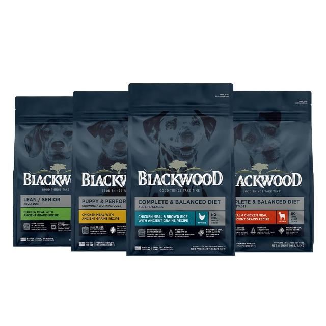 【BLACKWOOD 柏萊富】特調系列犬用寵糧 10磅/4.5公斤(狗飼料 幼犬 低卡保健 成犬活力 特調全齡)