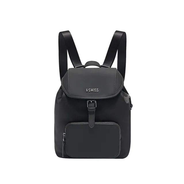 【K-SWISS】雙肩包 BAG KC7513WCBP51 後背包 男款女款 黑色 BG647-008