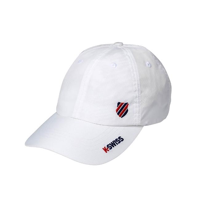 【K-SWISS】棒球帽 TWO TONE LOGO CAP 休閒 男款女款 白色 C3120-100