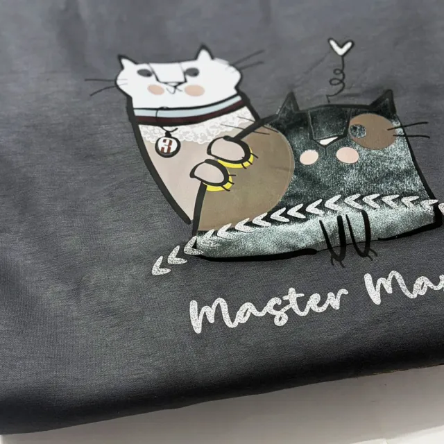 【Master Max】彈性舒適可愛貓咪圖長袖大學T(8527119)