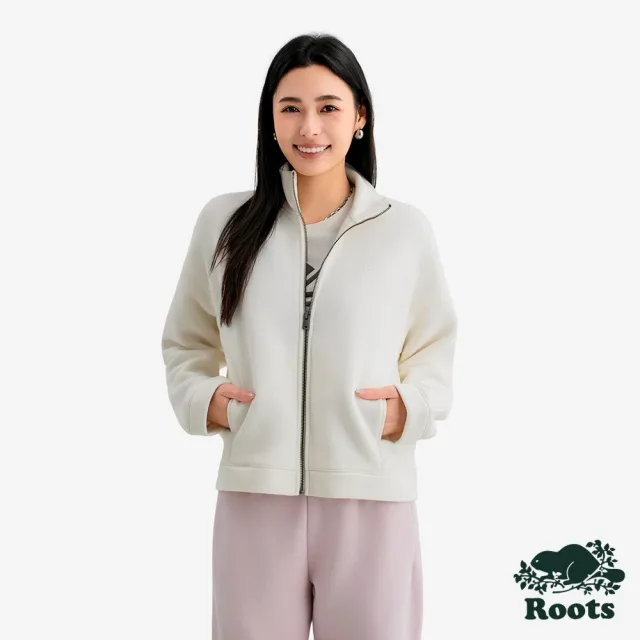 【Roots】Roots 女裝- CLOUD ZIP 外套(米白色)