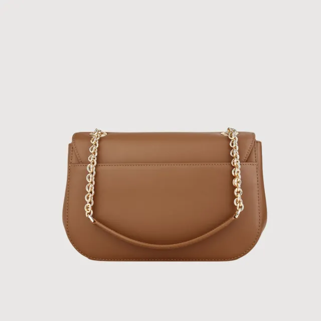 【BRAUN BUFFEL 德國小金牛】卡諾 肩包-黑色/麥色(BF871-27-BK/BRA) 女包送禮推薦