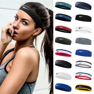 【NIKE 耐吉】NIKE 頭帶 SWOOSH 基本款頭帶  吸濕速乾 多款任選