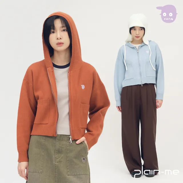 【plain-me】小P社長 女生外套 連帽外套 針織外套 外套 保暖外套_PPW0302-261