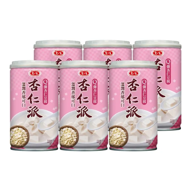 【愛之味】杏仁派(340ml x 24入 / 箱)  (TQF微笑標章)