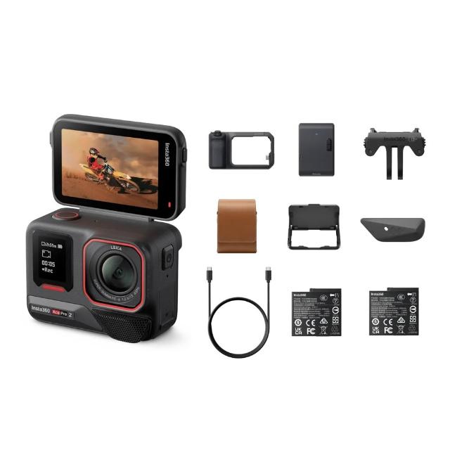 【Insta360】Ace Pro 2 翻轉螢幕運動相機 閃印套裝 (原廠公司貨)