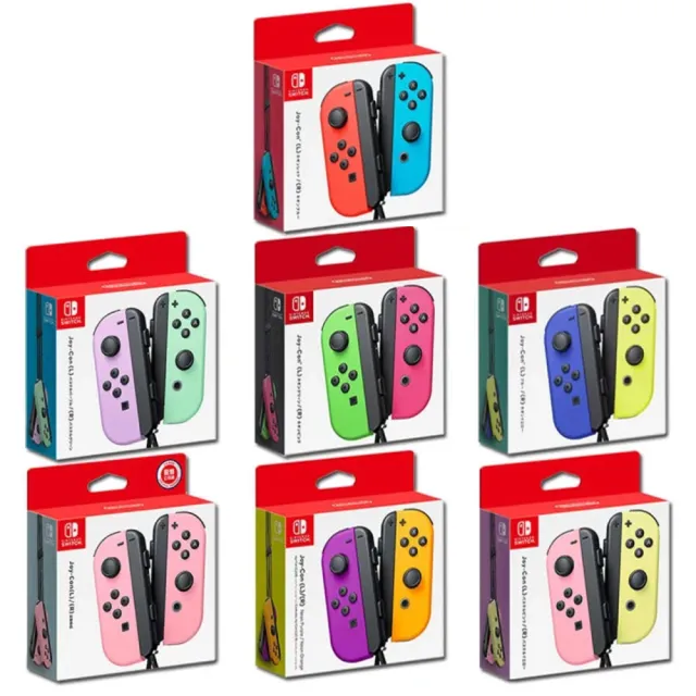 【Nintendo 任天堂】Switch Joy-Con 原廠控制器(贈類比套)