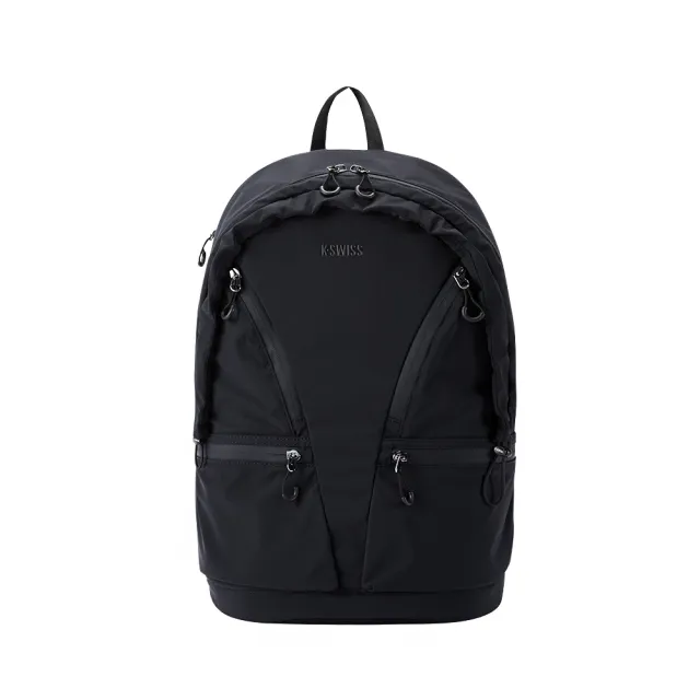 【K-SWISS】雙肩包 WS PREF BACKPACK BAG 運動 後背 中性 男款 女款 黑色 BG675-008