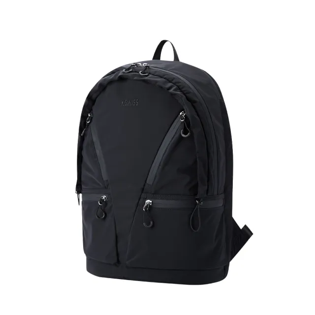 【K-SWISS】雙肩包 WS PREF BACKPACK BAG 運動 後背 中性 男款 女款 黑色 BG675-008