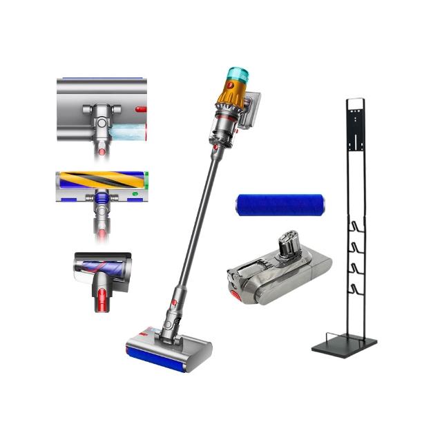 【dyson 戴森】V12s Detect Slim Submarine SV46 乾溼全能洗地吸塵器(雙主吸頭 全新升級版 洗地機)