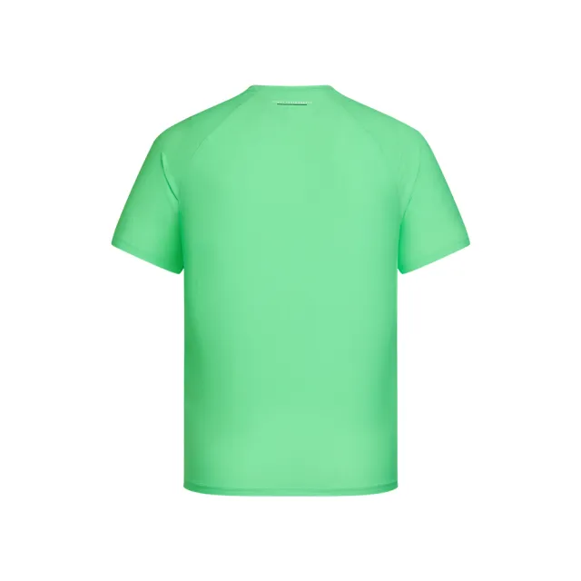 【K-SWISS】運動T恤 SHIRTKC7522MFTS38 吸濕排汗 男上衣 青粲綠色 1011650-327