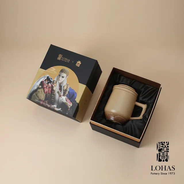 【LohasPottery 陸寶】霹靂英雄活水蓋杯-梵天蓋杯/全賢蓋杯(文創聯名 詮釋百年布袋戲文化瑰寶)