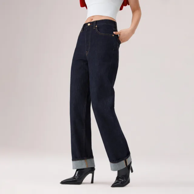 【LEVIS】馬年限定款 Ribcage Full Length 超高腰 喇叭褲 牛仔褲 女生牛仔褲 熱賣單品 79078-0066