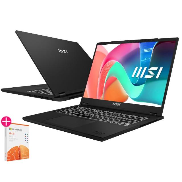 M365★【MSI 微星】14吋Core 5 輕薄效能筆電(Modern 14 H/Core 5 210H/16G/512G SSD/W11/D2RMG-428TW)