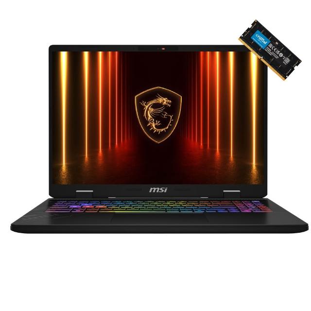 升級32G★【MSI 微星】16吋R9-7945HX RTX5070 AI電競筆電(Crosshair A16 HX/16G/1T/W11/D7WGKG-044TW)