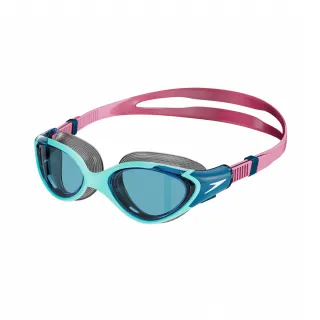 【SPEEDO】女性 運動泳鏡 Biofuse2.0(海洋藍/紫)