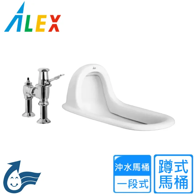 【Alex 電光】一段式蹲式馬桶(AC5125-B 不含安裝)