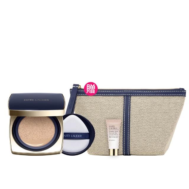 【Estee Lauder 雅詩蘭黛】粉持久完美鎖妝氣墊粉餅SPF45(一盒兩蕊/IU同款/防曬/雙11限定)