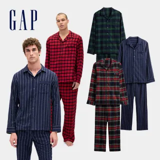 【GAP】男裝 居家套裝-多色任選(853081)