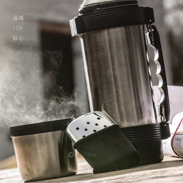 【Zippo】暖手爐 懷爐-大型銀色-12小時＋133MLZippo專用油(暖手爐 懷爐)