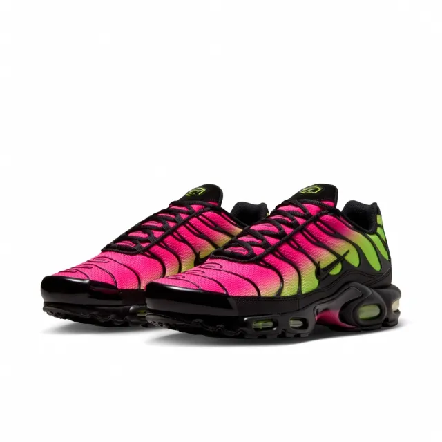 【NIKE 耐吉】AIR MAX PLUS 男鞋 休閒鞋 運動鞋 氣墊 緩震 黑粉綠(DM0032027)