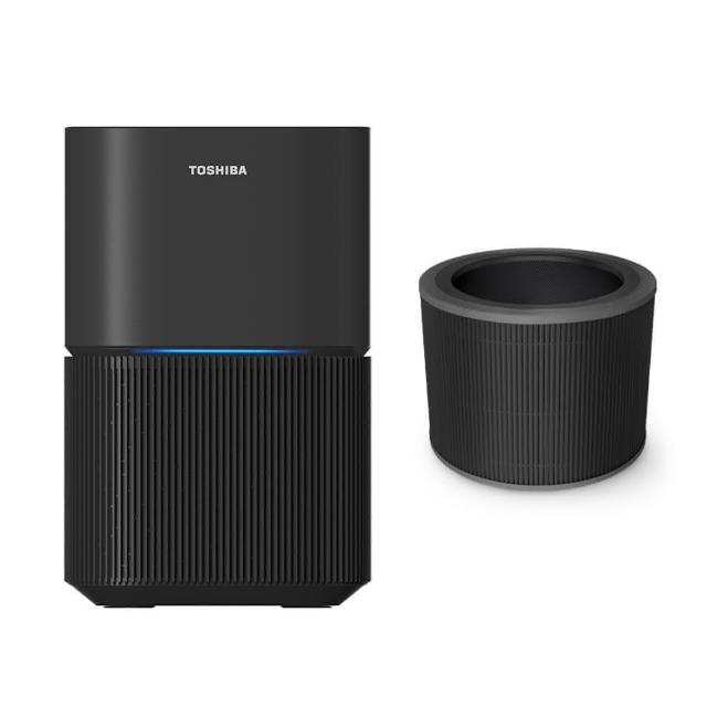 【TOSHIBA 東芝】PUREGO UV抗菌除臭空氣清淨機+專用濾網 CAF-A400TW-H(適用5-8坪)